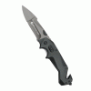 ΣΟΥΓΙΑΣ K25, titanium coated black pocket knife. Blade 8.5, 18534