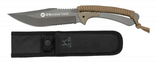 Κύρια Εικόνα https://vasilikos-import.gr/wp-content/uploads/2021/01/MAXAIRI-K25-Tactical-Knife-Titanium-Coated-Coyote-Cord-Wrapped-32378.png